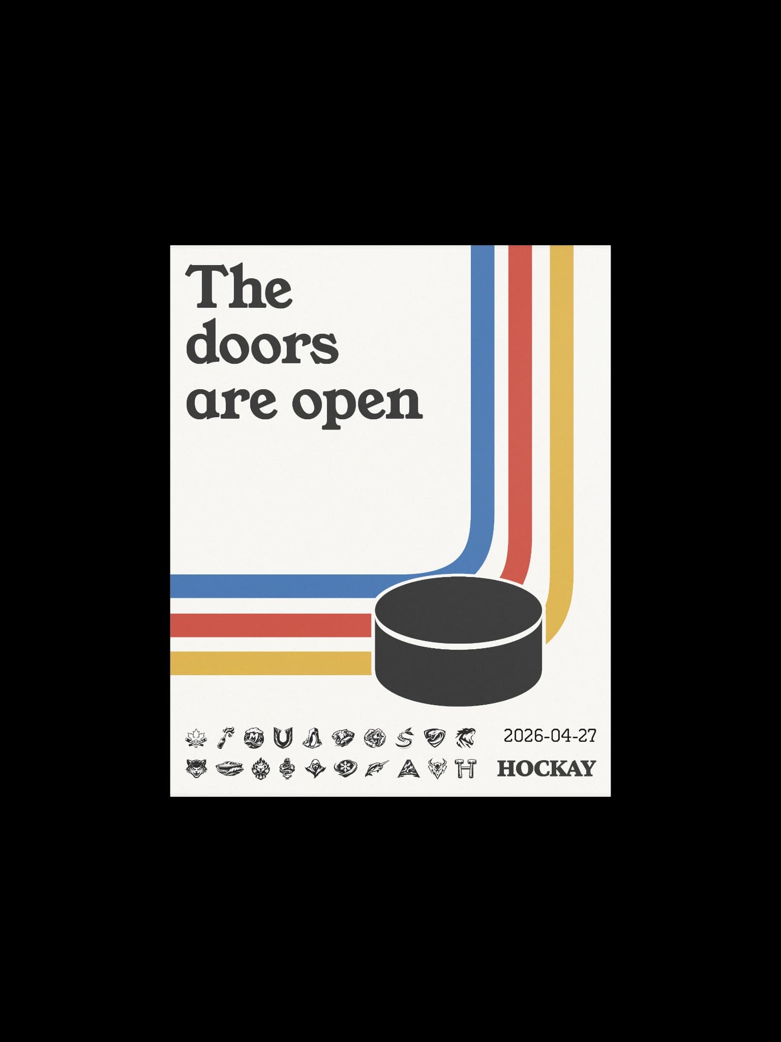 The doors are open - Commemorative Launch Poster - f22a3f7d-c40d-42e6-8f62-4f69bfe33336