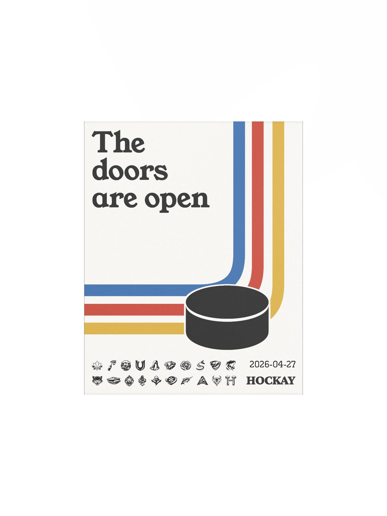 The doors are open - Commemorative Launch Poster - jVaiSiE7oXo