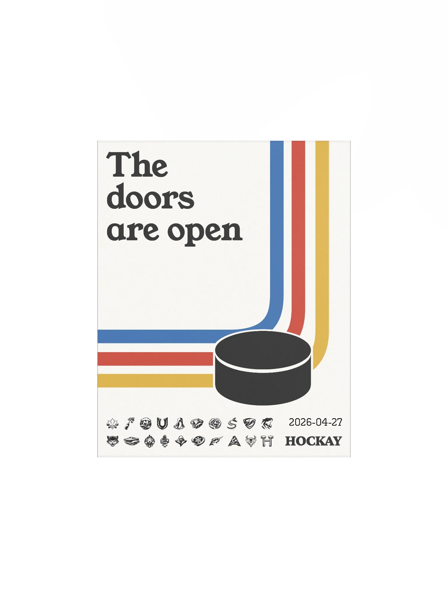 The doors are open - Commemorative Launch Poster - jVaiSiE7oXo